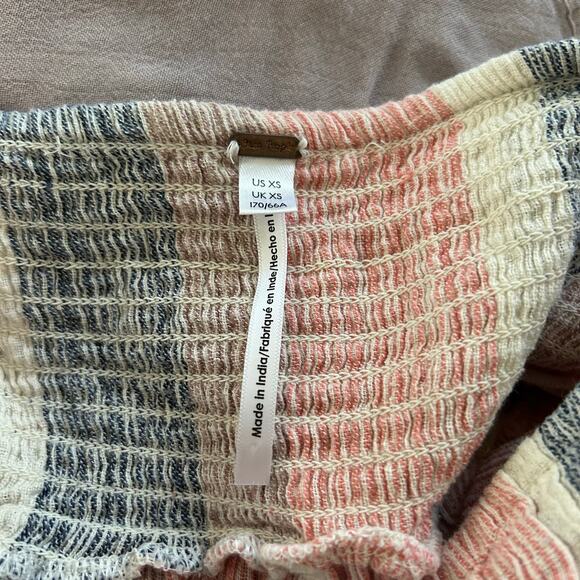 Free People Women Hamilton Wide Leg Palazzo Pants Beach Boho Lounge Pink Size XS - Picture 6 of 9